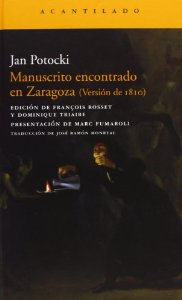 Portada del libro MANUSCRITO ENCONTRADO EN ZARAGOZA (VERSIÓN DE 1810)