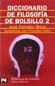 Portada del libro DICCIONARIO DE FILOSOFIA DE BOLSILLO: I-Z