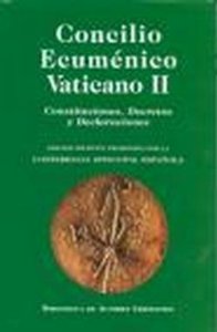 Portada del libro CONCILIO ECUMÉNICO VATICANO II. CONSTITUCIONES. DECRETOS. DECLARACIONES