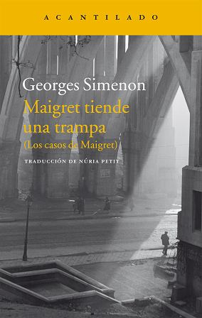 Portada del libro MAIGRET TIENDE UNA TRAMPA (Los casos de Maigret)