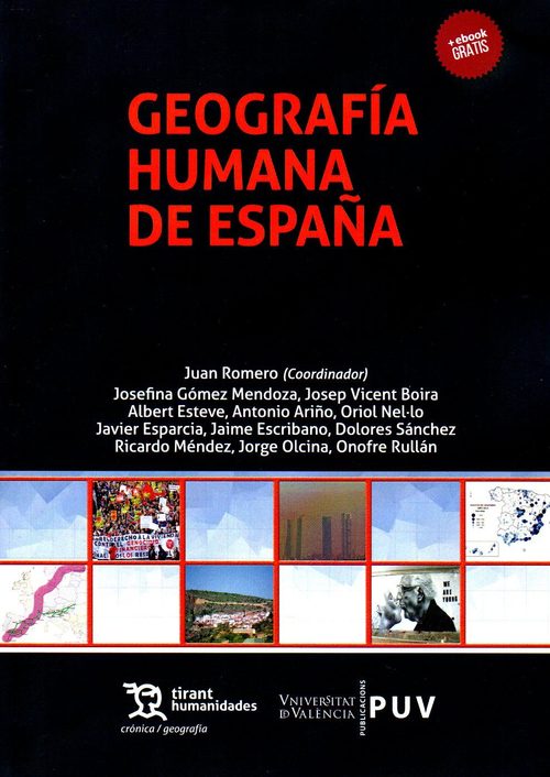 Portada del libro GEOGRAFÍA HUMANA DE ESPAÑA