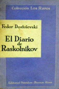 Portada de EL DIARIO DE RASKOLNIKOV