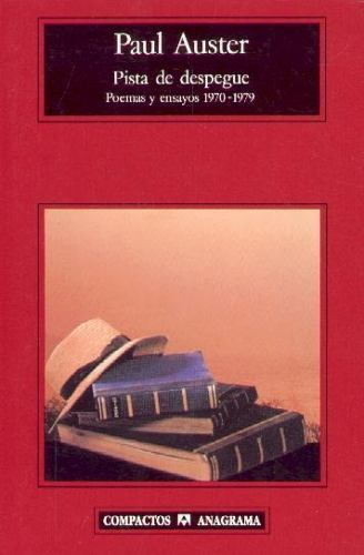 Portada del libro PISTA DE DESPEGUE. Selección de poemas y ensayos, 1970-1979