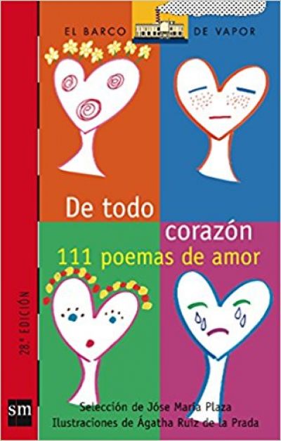 Portada de DE TODO CORAZÓN: 111 poemas de amor