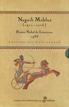 Portada del libro TRILOGÍA NAGUIB MAHFUZ: Rhadopis, La batalla de Tebas, La maldición de Ra