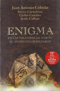 Portada del libro ENIGMA: DE LAS PIRÁMIDES DE EGIPTO AL ASESINATO DE KENNEDY