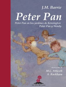 Portada del libro PETER PAN EN LOS JARDINES DE KENSINGTON. PETER PAN Y WENDY