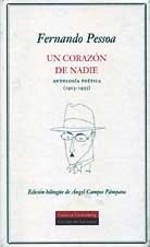 Portada del libro UN CORAZÓN DE NADIE: ANTOLOGÍA POÉTICA (1913-1935)