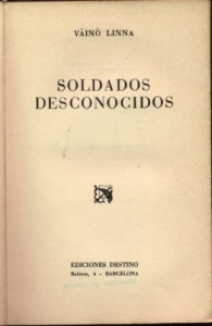 Portada de SOLDADOS DESCONOCIDOS