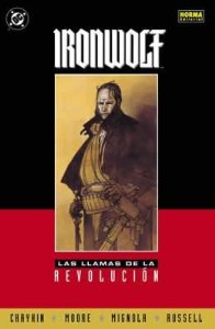 Portada de IRONWOLF. LAS LLAMAS DE LA REVOLUCIÓN