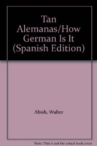 Portada de TAN ALEMANES