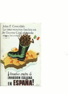 Portada del libro LA INTERVENCIÓN FASCISTA EN LA GUERRA CIVIL