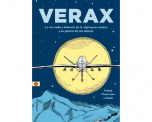 Portada del libro VERAX: LA VERDADERA HISTORIA DE LA VIGILANCIA MASIVA Y LA GUERRA DE LOS DRONES