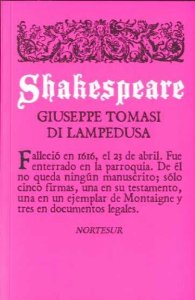 Portada de SHAKESPEARE