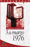 Portada del libro 3 DE MARZO 1976