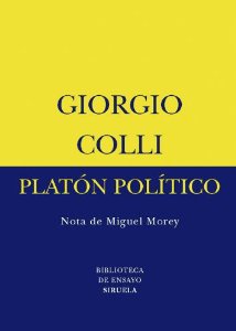 Portada del libro PLATÓN POLÍTICO