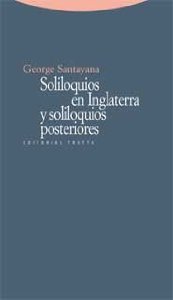 Portada del libro SOLILOQUIOS EN INGLATERRA Y SOLILOQUIOS POSTERIORES