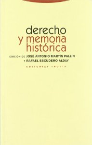 Portada de DERECHO Y MEMORIA HISTÓRICA