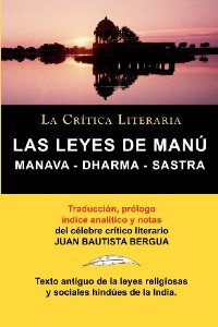 Portada de LAS LEYES DE MANÚ