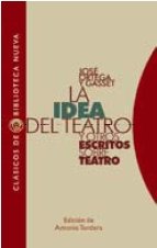 Portada del libro LA IDEA DEL TEATRO Y OTROS ESCRITOS SOBRE TEATRO