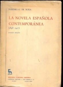 Portada de LA NOVELA ESPAÑOLA CONTEMPORÁNEA