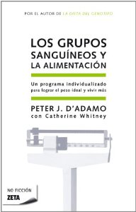 Portada del libro LOS GRUPOS SANGUÍNEOS Y LA ALIMENTACIÓN