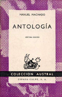 Portada de ANTOLOGÍA