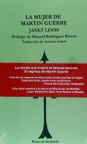 Portada del libro LA MUJER DE MARTIN GUERRE