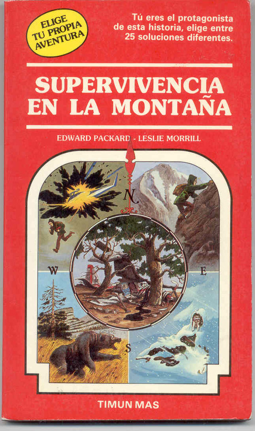 Portada del libro SUPERVIVENCIA EN LA MONTAÑA. Elige tu propia aventura Nº 18