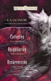 Portada de LA GUERRA DE LA REINA ARAÑA II: EXTINCIÓN / ANIQUILACIÓN / RESURRECCIÓN