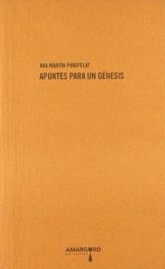 Portada del libro APUNTES PARA UN GÉNESIS