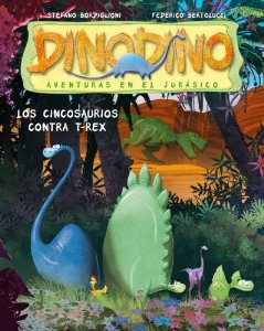 Portada de LOS CINCOSAURIOS CONTRA T-REX 