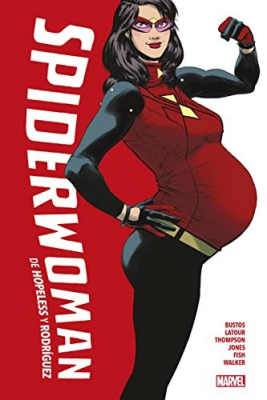 Portada de MARVEL OMNIBUS: SPIDERWOMAN DE HOPELESS Y RODRÍGUEZ