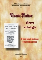 Portada del libro VICENTE MARINER. Breve antología