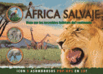 Portada del libro ÁFRICA SALVAJE. Viaja por los increíbles hábitats del continente