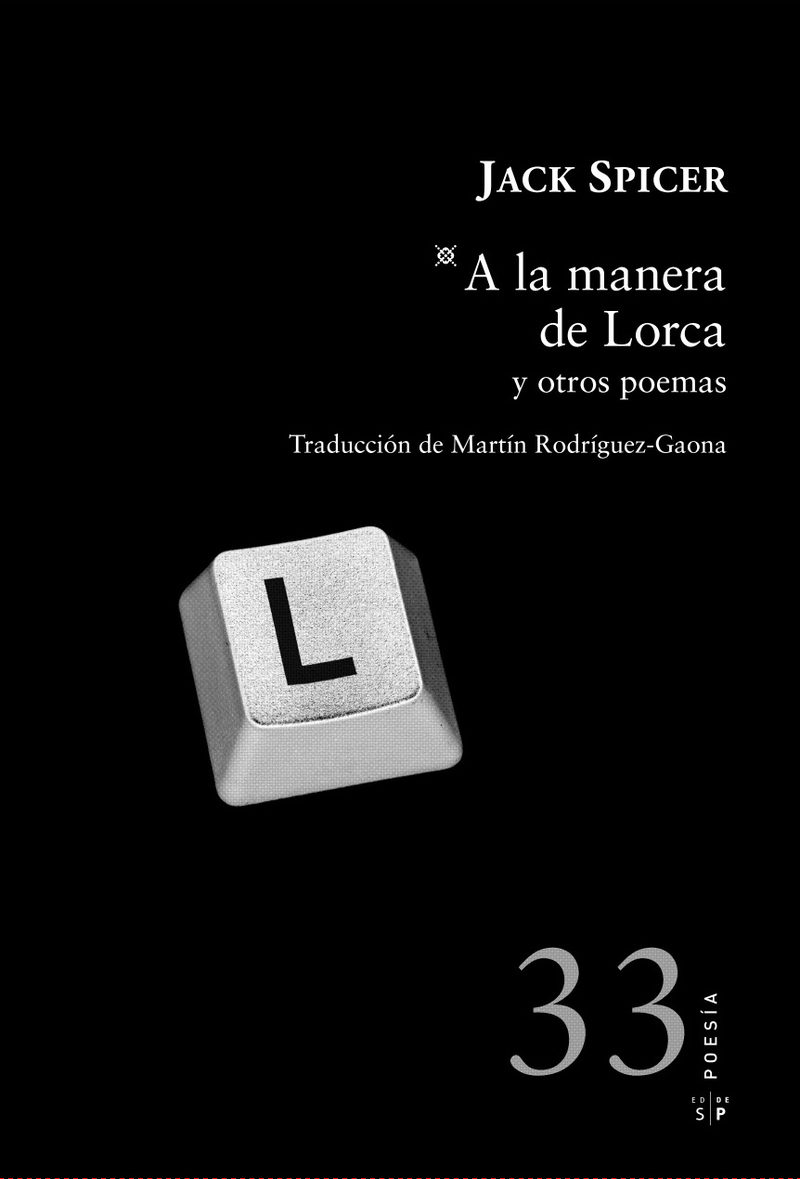 Portada del libro A LA MANERA DE LORCA Y OTROS POEMAS