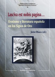 Portada de EROTISMO Y LITERATURA ESPAÑOLA EN LOS SIGLOS DE ORO. Lasciva est nobis pagina…