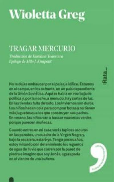 Portada de TRAGAR MERCURIO