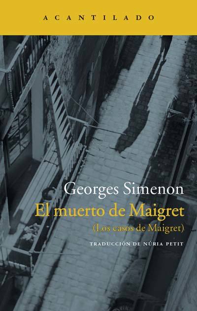 Portada de EL MUERTO DE MAIGRET. Los casos de Maigret