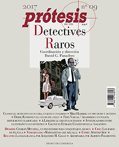 Portada de PRÓTESIS: DETECTIVES RAROS. Publicación consagrada al crimen