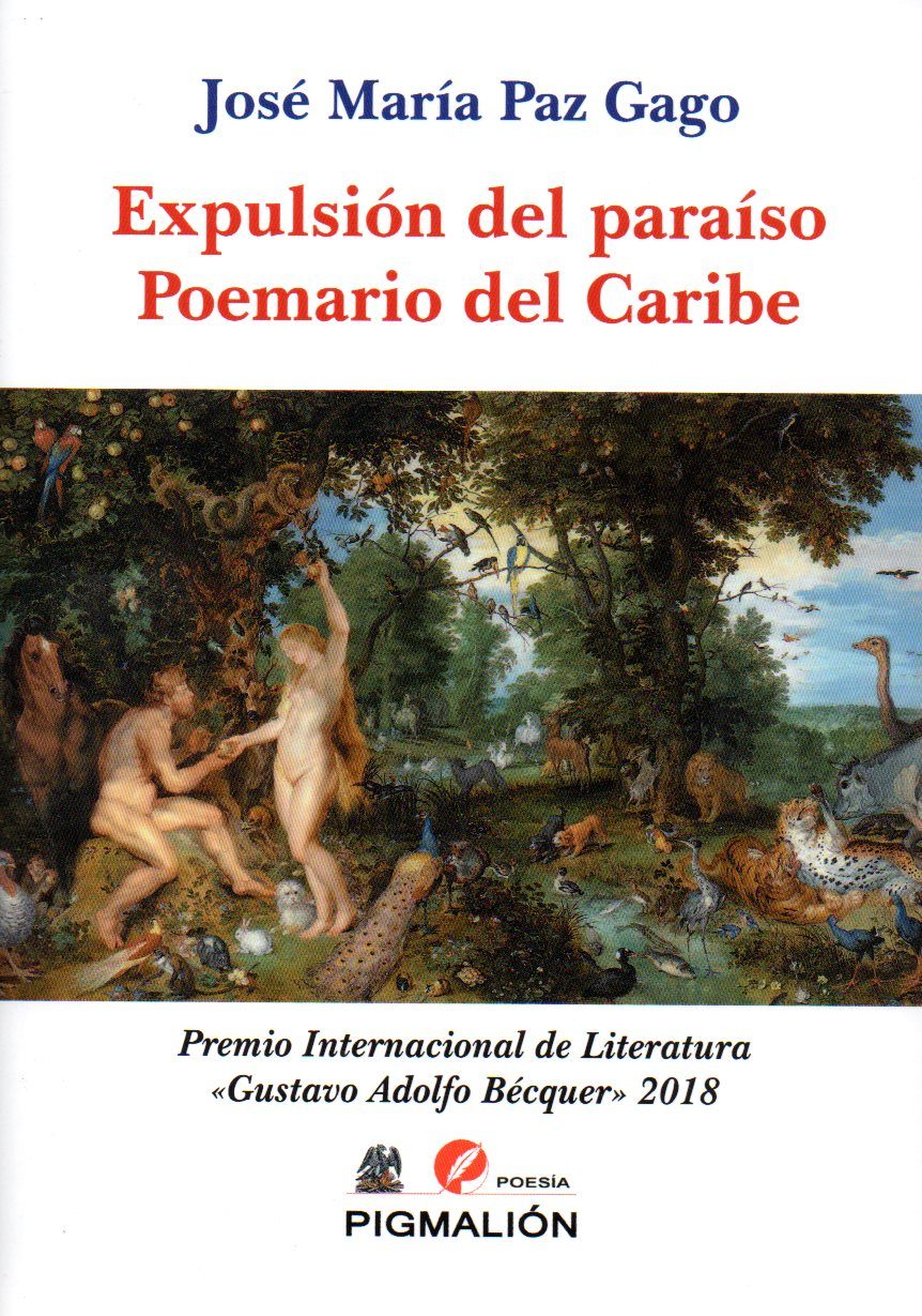 Portada del libro EXPULSIÓN DEL PARAÍSO. Poemario del Caribe