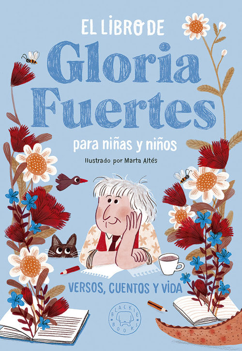 Portada de EL LIBRO DE GLORIA FUERTES PARA NIÑAS Y NIÑOS. Versos, cuentos y vida