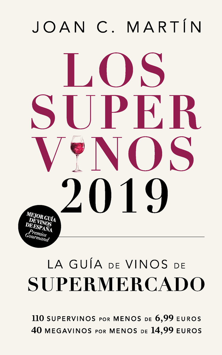 Portada de LOS SUPERVINOS 2019. La guía de vinos de supermercado