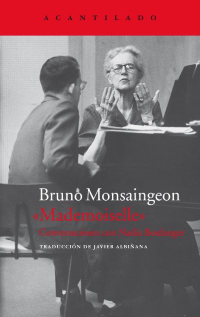 Portada de MADEMOISELLE. Conversaciones con Nadia Boulanger