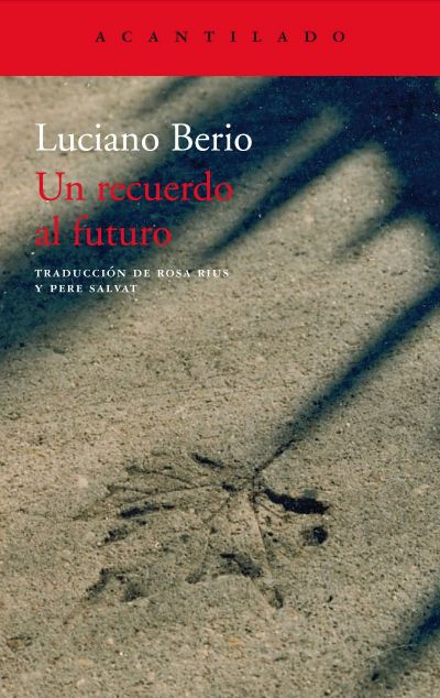 Portada del libro UN RECUERDO AL FUTURO