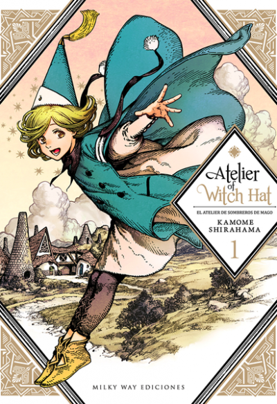 Portada de ATELIER OF WITCH HAT 1. El Atelier de sombreros de mago