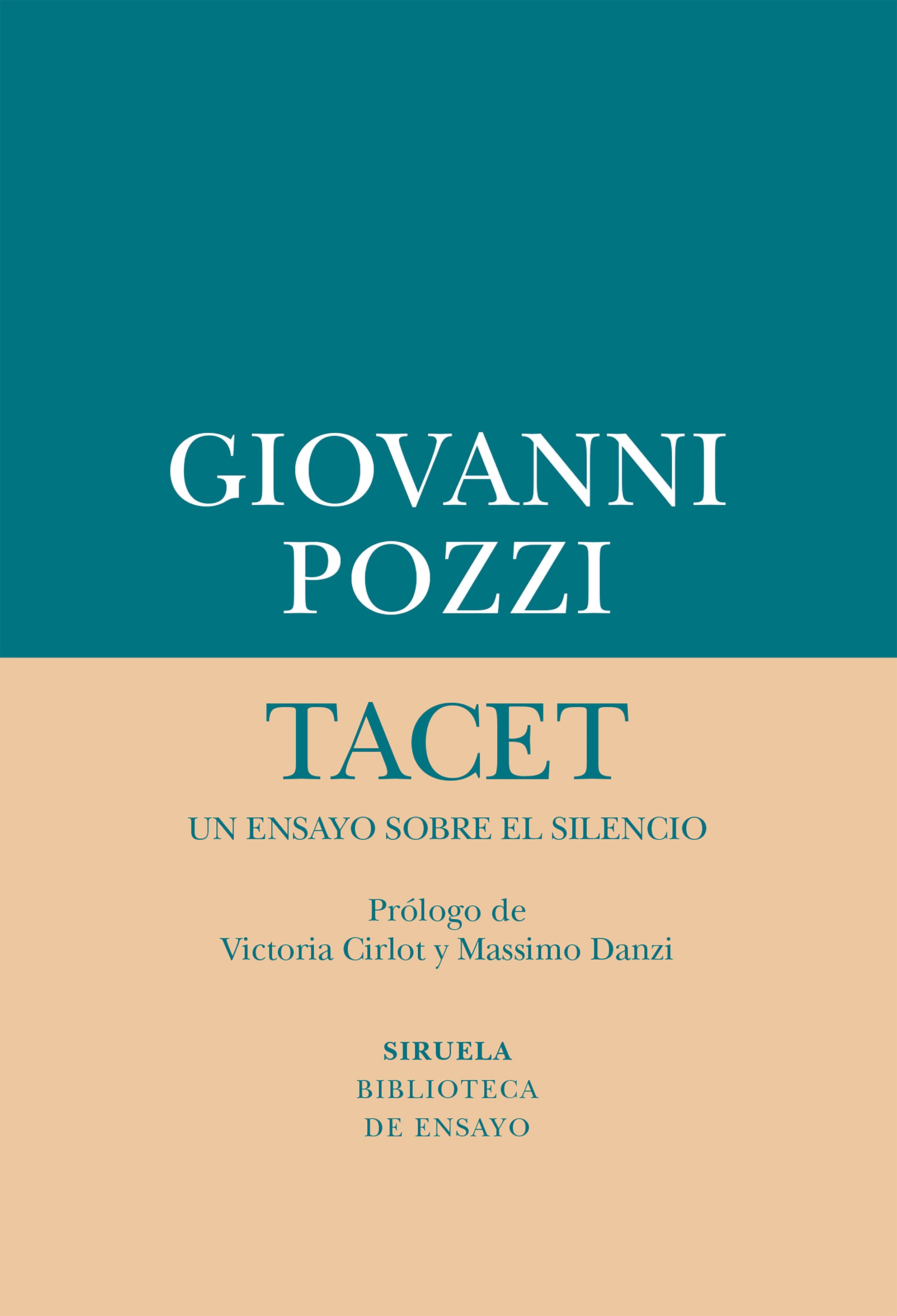 Portada de TACET: Un ensayo sobre el silencio