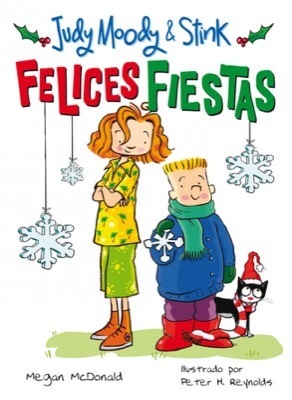 Portada de FELICES FIESTAS. Judy Moody & Stink