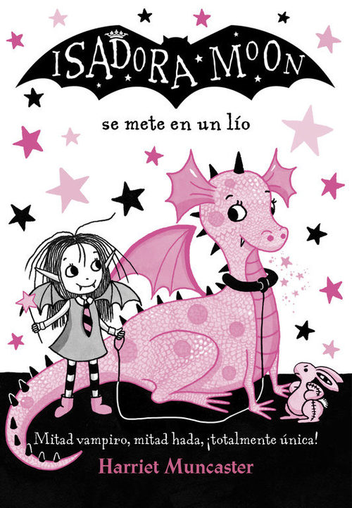 Portada del libro ISADORA MOON SE METE EN UN LÍO