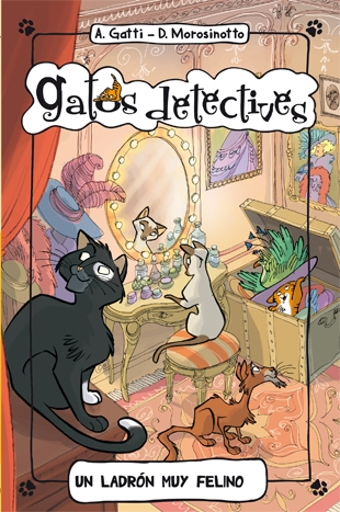 Portada del libro UN LADRÓN MUY FELINO